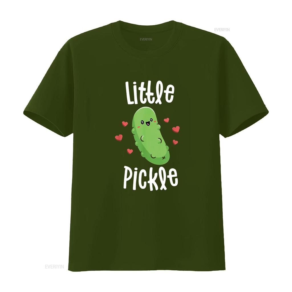 Little Pickle Funny T Shirt For Girls Vegan Women s  Fashion Top with Unique Print vintage Washed Unisex streetwear Breathable