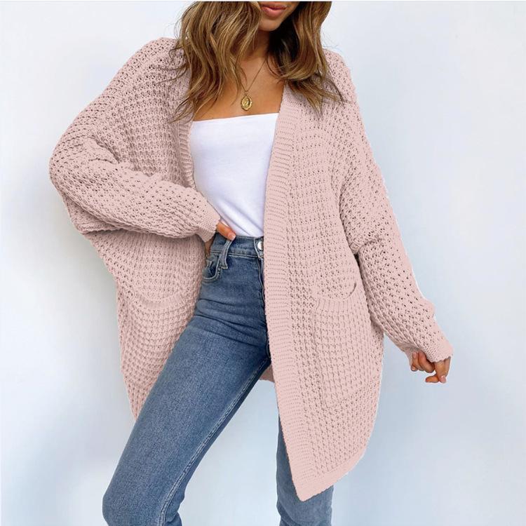 2025 Bestseller Women's Plus Size Knitted Cardigan Coat