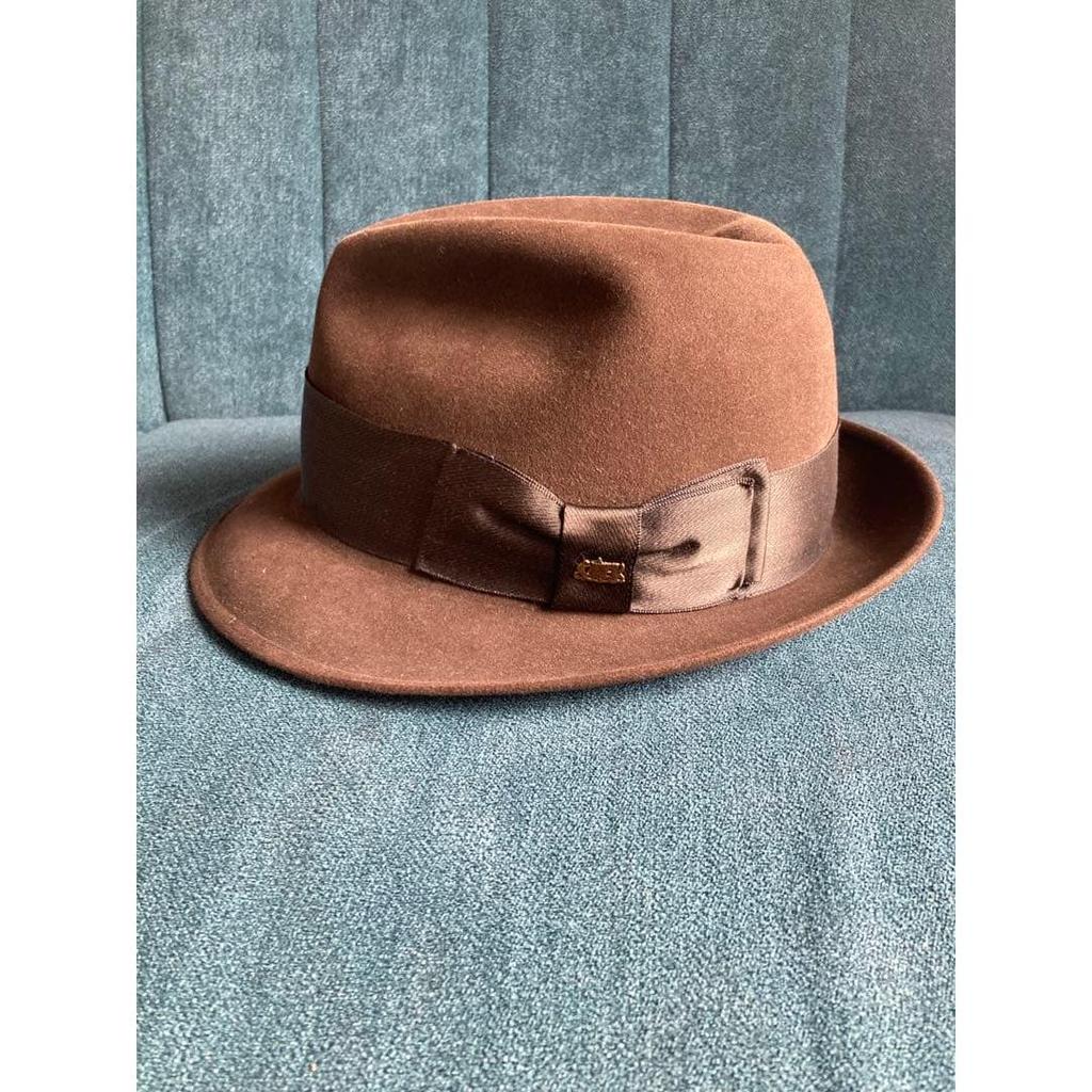 Used Stetson Sovereign Hat Brown Small Size 54-55