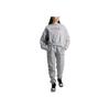 Nike Sportswear Trend Logo Print Crewneck Loose Sweatshirt Kids Sweatshirt Dark-Gray FD0885-063