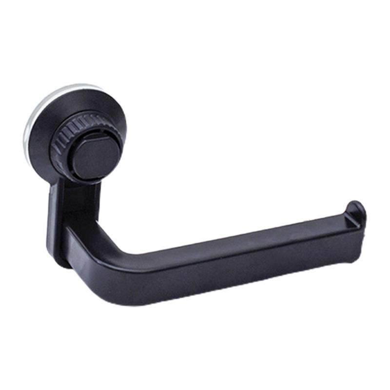 Wall-Mounted Toilet Paper Holder Wall-Mounted Suction Cup Tissue Paper Roll Holder Waterproof Tissue Box Paper Stand 1 чёрный