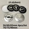 4pcs 56/60/65/70/75/90mm Wheels Center Hub Cap Stickers for Antara Astra Vectra Zafira Omega Corsa Gsi Turbo Cors OPC Line