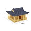 Ancient Style Corridor Model Micro Landscape Garden Sand Table Traditional Architecture