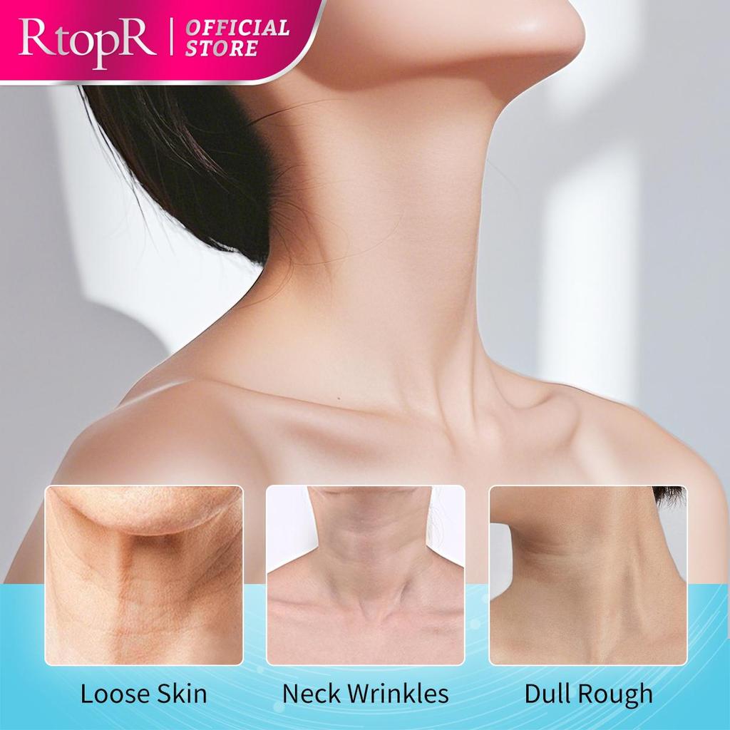 RtopR Neck Firming Rejuvenation Cream Anti-wrinkle Firming Skin Whitening Moisturizing Neck Serum Mild Peeling Beauty Neck Care