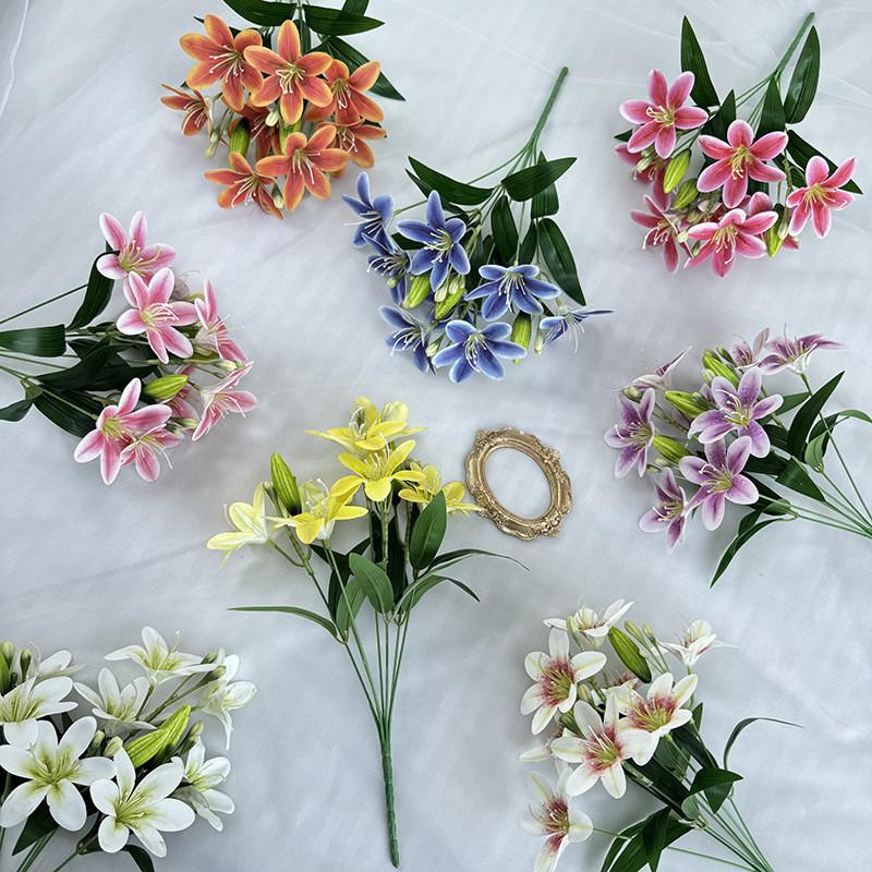 Lily Lifelike Blossom Arrangements For Wedding Venue Decor And Photography Props