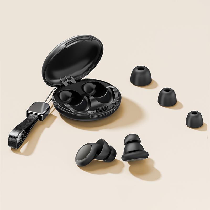 Best-Selling Silicone Earplugs Noise Reduction for Hospital & Swimming Comfortable Patients 1 pcs чёрный