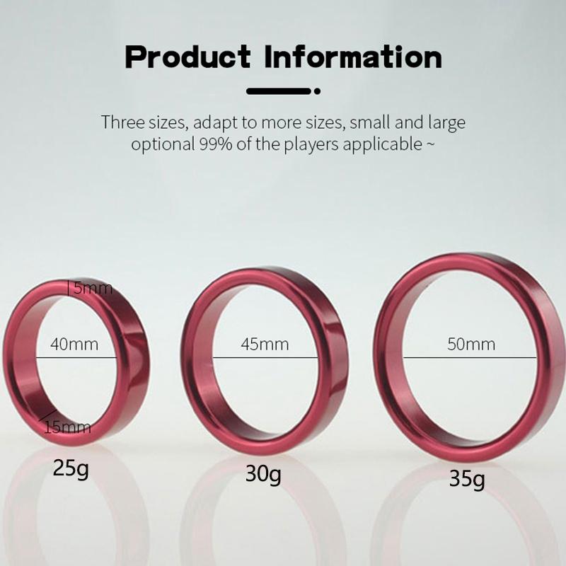 RUNYU Metal Men's Cock Erection Ring Adult Scrotal Ejaculation Delay Restraints Male Penis Headers Sex Toy