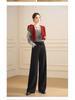 Women's Wool Blend Straight Leg Trousers - High Waist, Slimming, Plus Size, Drape, Versatile for Autumn/Winter 2025