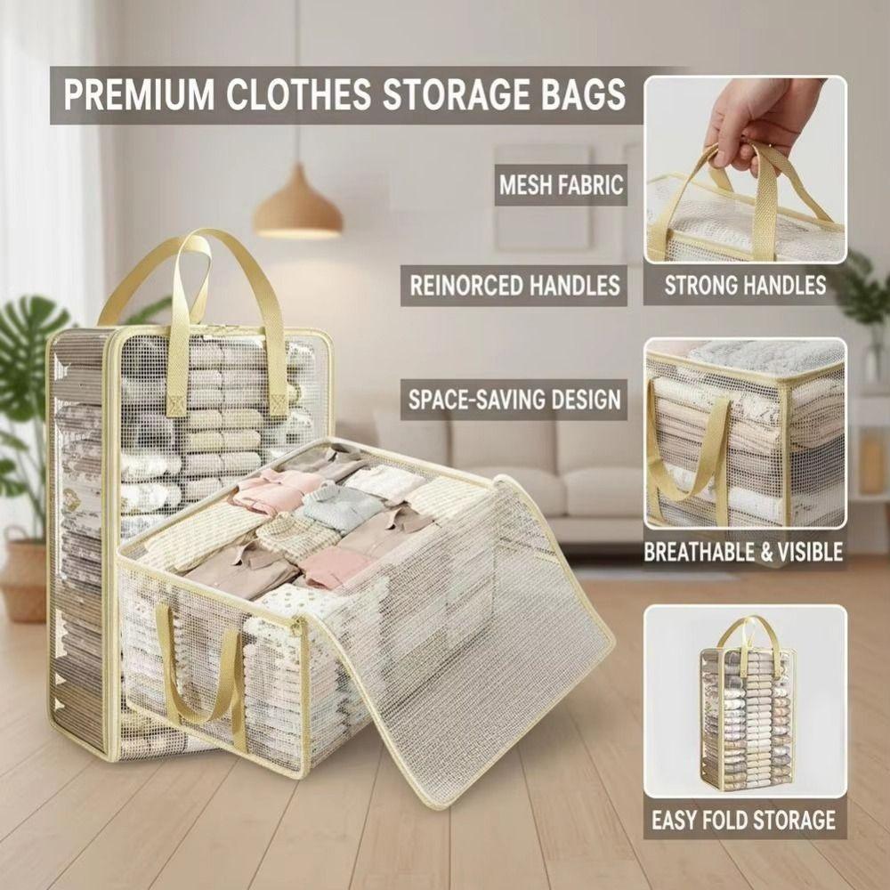 Dust-proof Clothes Quilt Storage Bag Large Capacity Blanket Sorting Bags Down Jackets