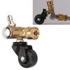 Car Wash   Wheel Adapter, Pressure Washer Joint Wheel, 1Celsius4\  Quick Connector, Unique Design for Car Bottom Cleaning, Brass,