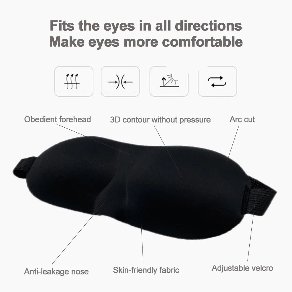 Shade Sleep Mask 3D Eye Cover Sleeping Aid Blackout Eye Mask  Office