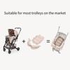 Pet Strollers Pad with Pillow for Pushchair Use Strong Polyester Fabric Thicken Cushion for Small Animal Outdoor Use