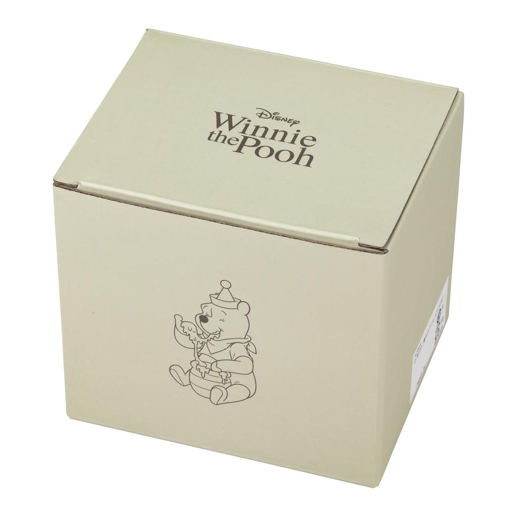 maebata Winnie the Pooh Mug with Lid 300ml Stainless Steel Double Walled Vacuum Heat Retention Cold Retention Boxed Present Disney 52944
