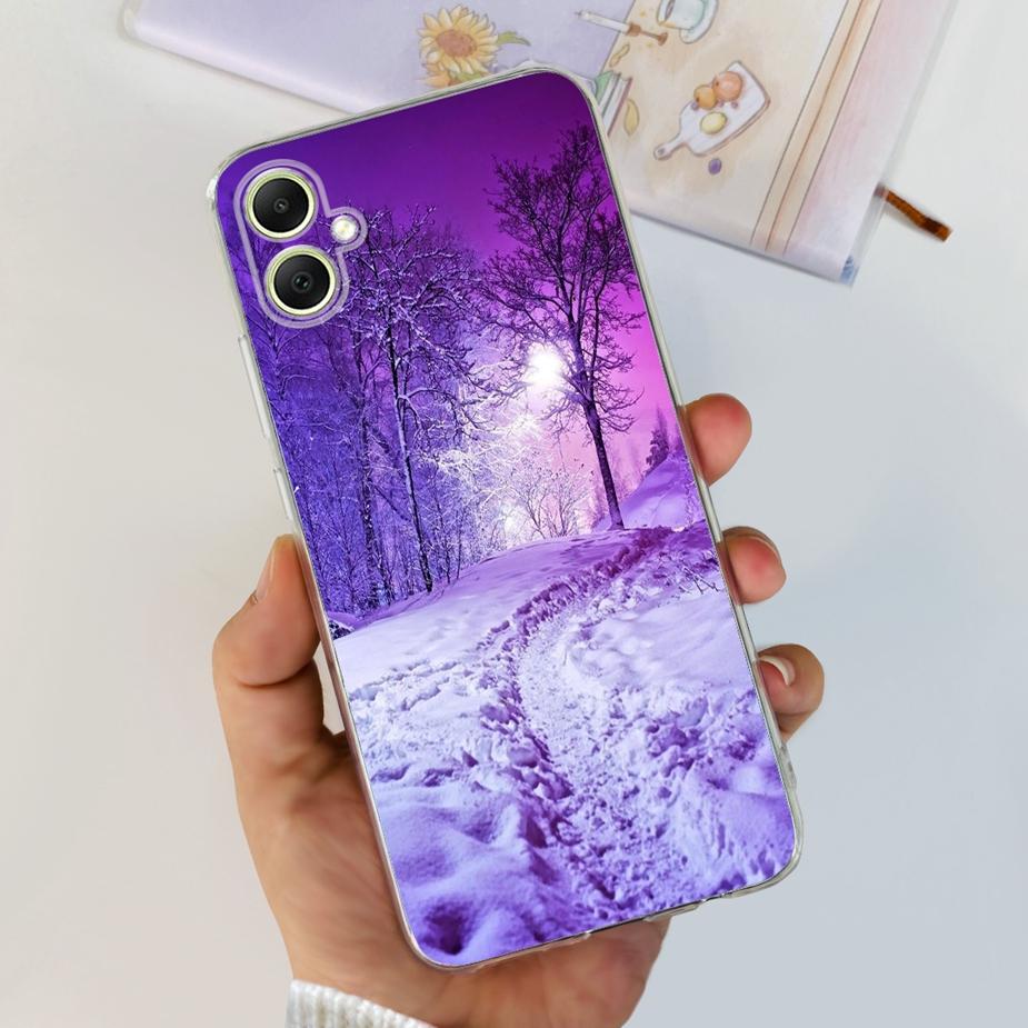 For Samsung Galaxy A05 Case SM-A055F Cute Painted Back Cover Phone Case For Samsung A05 A 05s Galaxy A05s Soft TPU Fundas Bumper