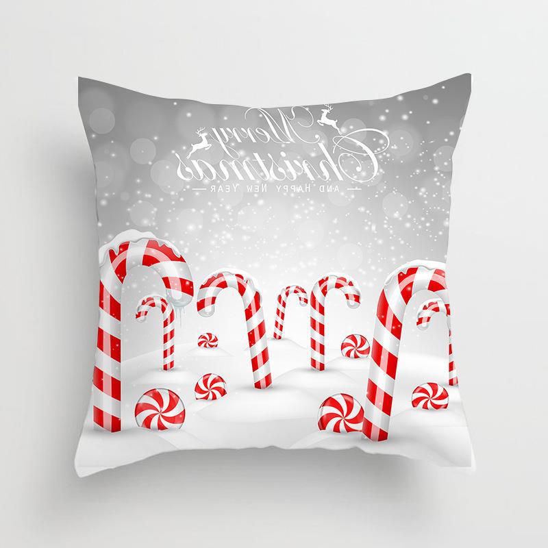 Europäischer und Amerikanischer Weihnachtsmann Weihnachtsbaum Kissenbezug Kissenbezug Druck