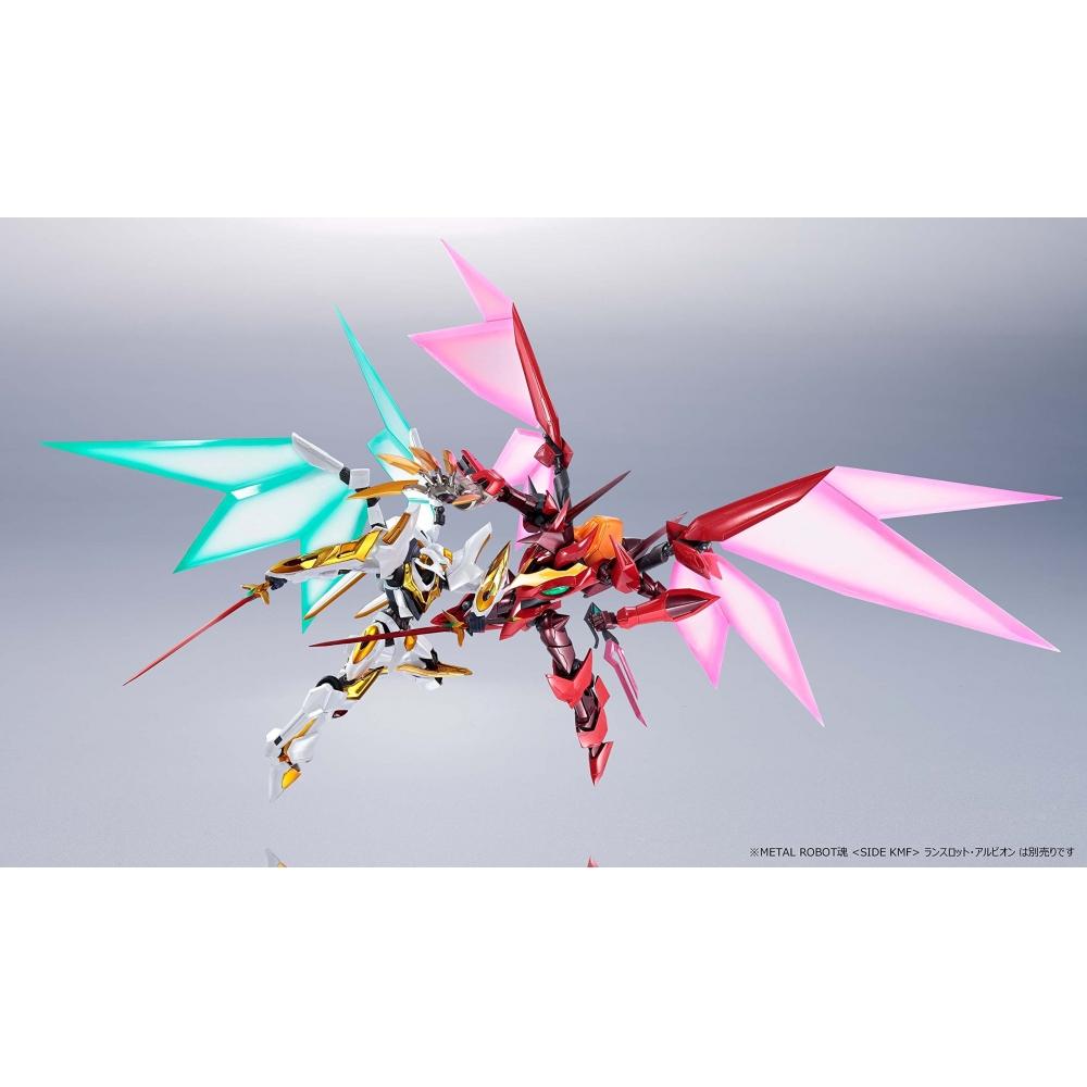 KOVOVÝ ROBOT Spirits Code Geass [SIDE KMF] Guren Seiten Hachipoku Styl Přibl.. 145mm ABS&PVC&Diecast Malovaná pohyblivá figurka