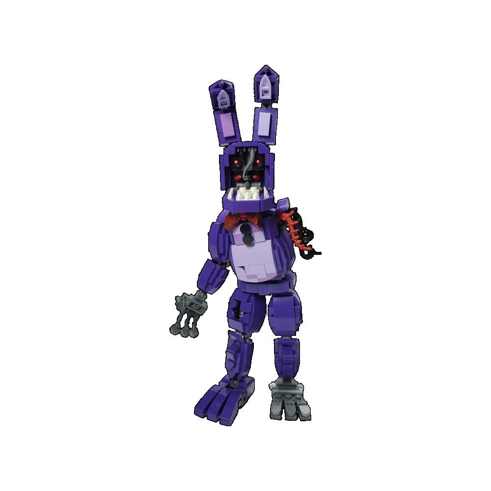 Stavební bloky sada figurek Withered Bonnie, doplňky, dekorace pro dospělé, cihly, dekorace, vánoční dárek