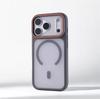 Luxury Matte Translucent For Magsafe Case For iPhone 17 16 Pro Max 15 14 Plus 13 12 11 Magnetic Wireless Charging Shockproof Cover