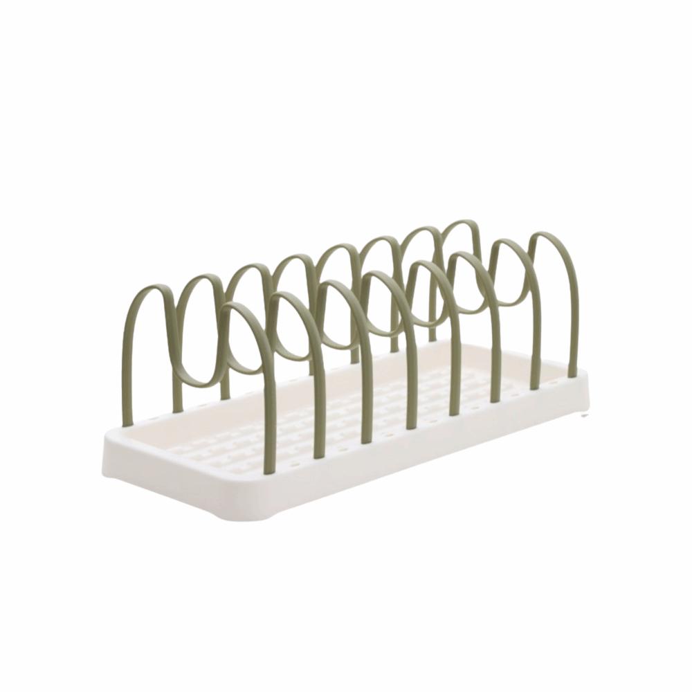 Detachable Pot Lid Holder Plastic Dish Drying Rack New Dish Drain Rack  Household