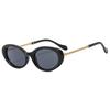 Oval Shape Sunglasses Women European American Style UV Protection Fashion Trendy Sun Glasses for Women Men
