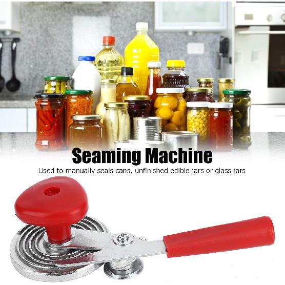 Manual Can Sealer, Seaming Machine Iron Sealing Glass Cans Tool, for Jars Manual Canning Household Kitchen