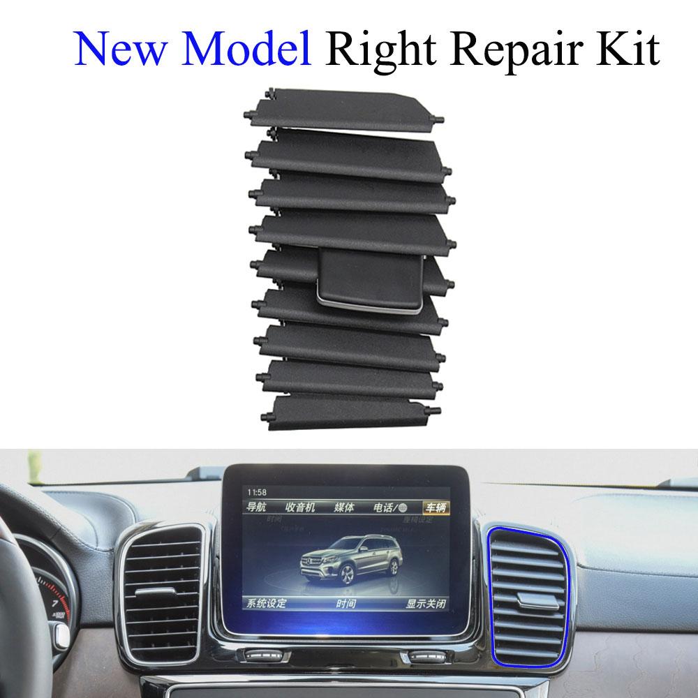 W166 W292 Kit de reparare a clemei de glisare a grilei de ieșire a aerului condiționat pentru tabloul de bord al mașinii pentru Mercedes Benz ML350 GL450 GLE
