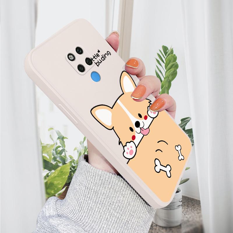 

Чехол для телефона с мультяшным красочным узором, квадратный, жидкий, силикон, TPU, полное покрытие, противоударный, защитный чехол для камеры Huawei Honor Vivo Honor X6 белый