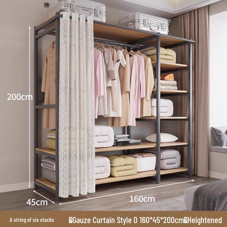 Vertical Metal Corner Coat Rack for Bedroom or Entrance