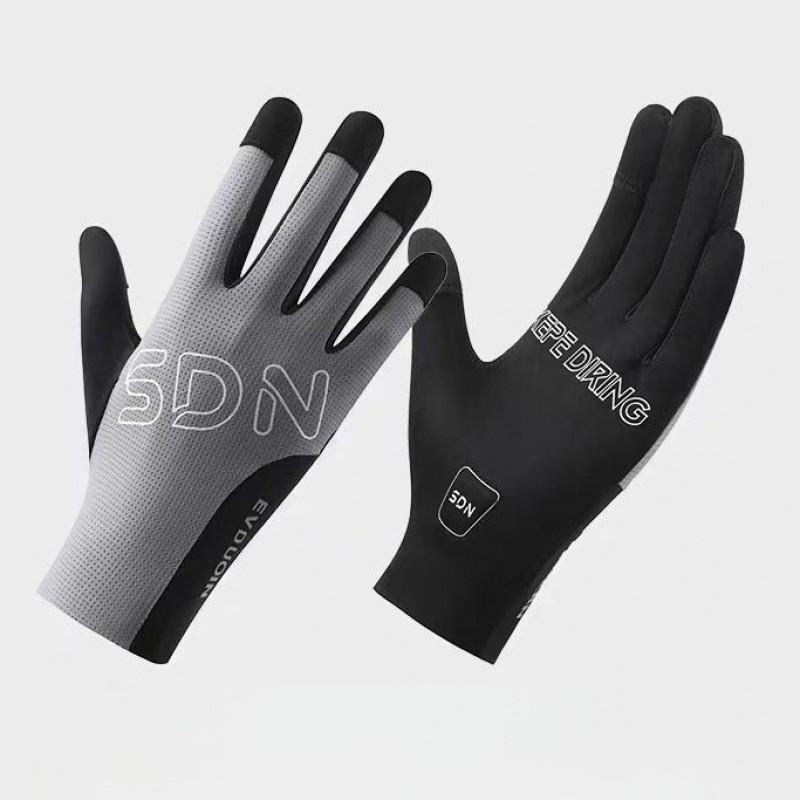 Mens Full Finger Cycling Gloves Outdoor Fitness Hiking Mountain Climbing Anti Slip Breathable Workout Use Medium