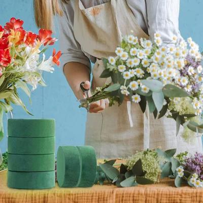 Runde Blumensteckschaumblöcke für frische und künstliche Blumen DIY Nass- und Trockenblumensteckschaum für Hochzeitsgang-Blumenarrangements Zubehör