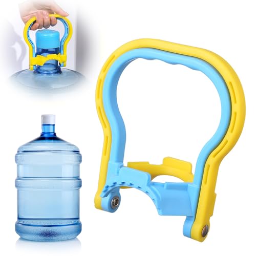 

EsiFare Переноска для бутылок Ручка для бутылки с водой Ручка для переноски ведра Подставка для кулера для воды Большая вместимость Галлонная бутыль Держатель для бутылки с водой