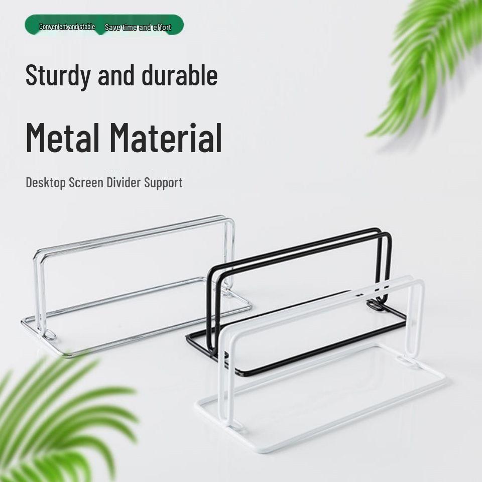 Movable Vertical Iron Mesh Grid Display Stand for Desktop Support