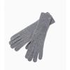 ROUGE & LOUNGE Cashmere Blend Cable Gloves (light grey)_RA2F9AGL101WLG