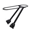 Rear Bike Rack Quick Release Bike Cargo Rack Universal for Mountain Road Bikes Aluminum Alloy Carbon Fiber Black