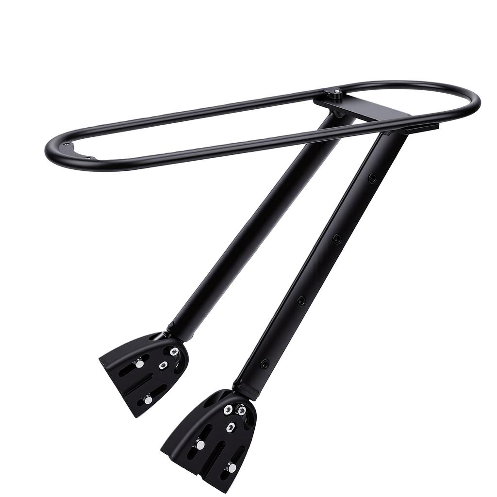 Rear Bike Rack Quick Release Bike Cargo Rack Universal for Mountain Road Bikes Aluminum Alloy Carbon Fiber Black