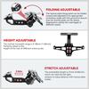 Motorcycle Adjustable Rear License Plate Mount Holde For Yamaha Honda BMW Suzuki Cfmoto MTO7 MTO9 Fz07 Kawasaki Z1000 Z800