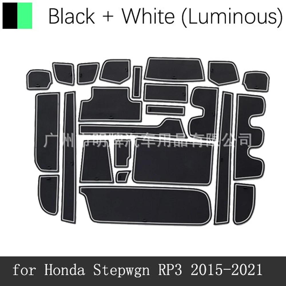 

For Honda Stepwgn 5th Gen RP1 2 3 4 5 2015 2016 2017 2018 2019 2020 2025 Anti-slip Rubber Door Groove Mat Coaster Accessories