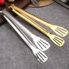 Stainless Steel Food Tongs Heat-Resistant Serving Tongs for BBQ Buffet Non-Slip Handle