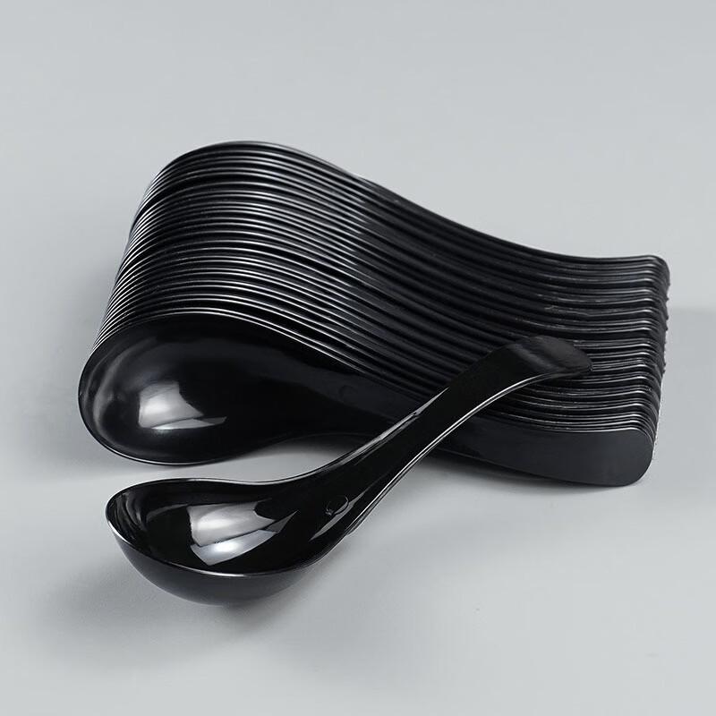 Disposable Transparent Plastic Spoons - 1000 Pack