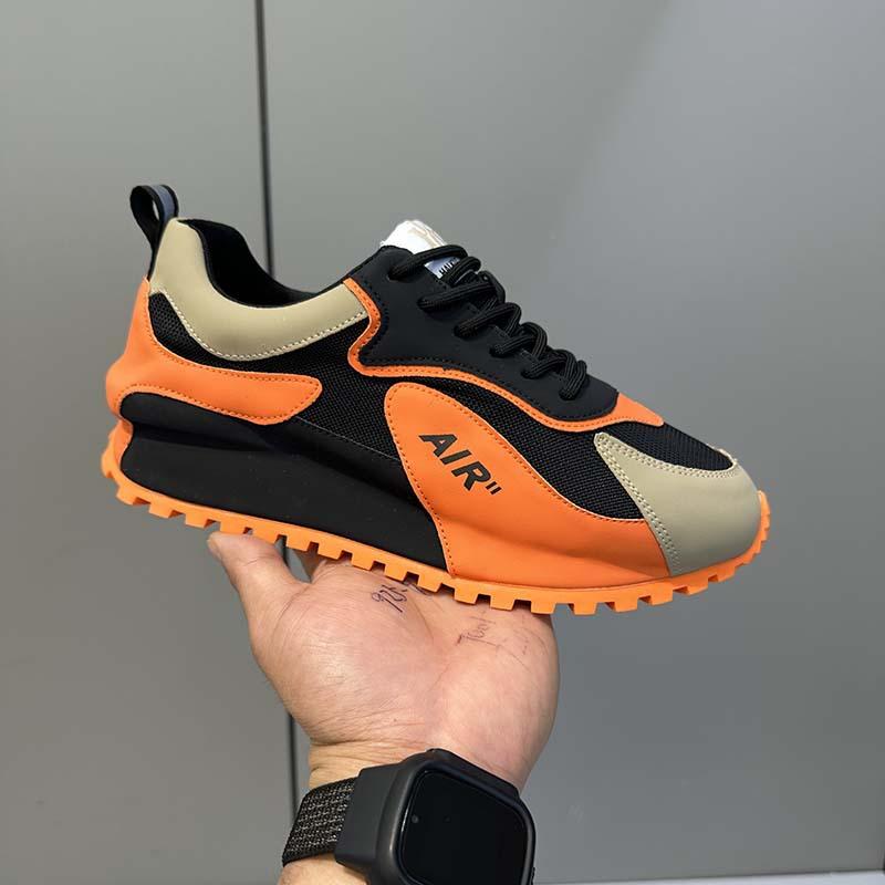 Spring and Autumn Casual Shoes Leather Platform Casual Sports Daddy Shoes
