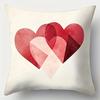 Love Theme Creative Pattern Home Decor Pillowcase Living Room Sofa Polyester Cushion Cover with Zipper