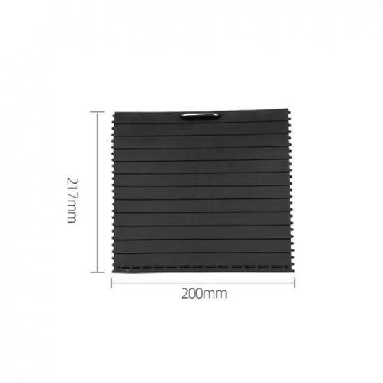 Black Color Car Central Storage Box Cover Slide Roller Blind For Benz GLE W292