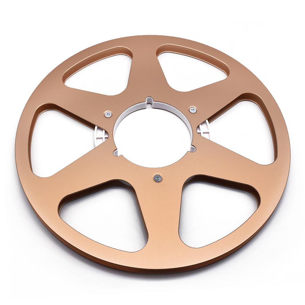 Aluminum 6 Hole Reel 10.5Inch Empty Tape With Nab Hub Disk For Studio Equipment Box Packaging