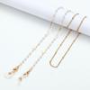 Jewelry Disc Metal Pearl Hanging Lanyard Glasses Chain Sunglasses Chain Mask Holder Mask Chain