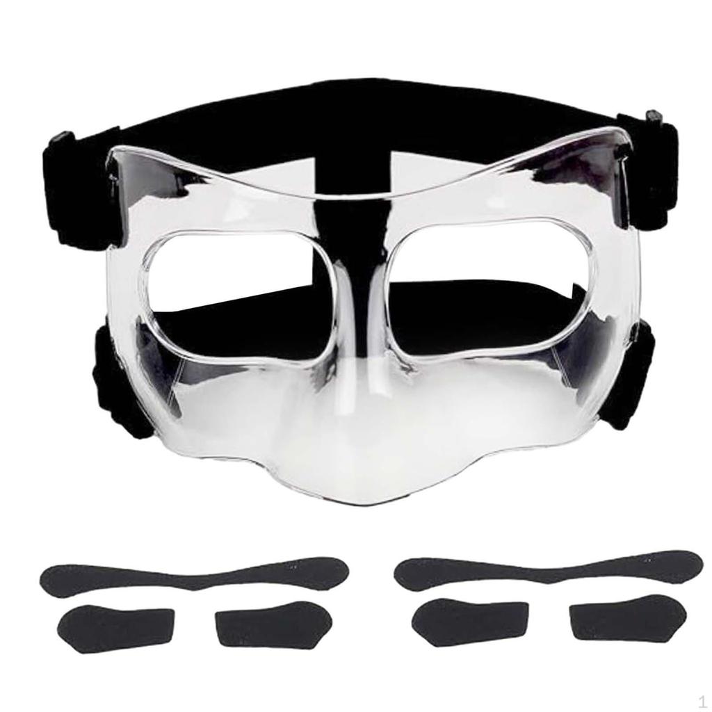 Basketball Face Mask for Sports, Versatile Nose Guard, Reusable