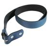 Ceinture - LEONARDO VERRELLI - 110 cm - Cuir véritable - Bleu - Largeur 3,5 cm