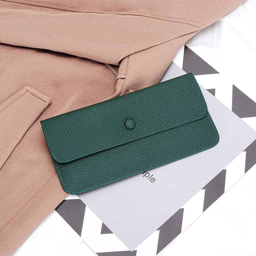Phone Holder Wallet Safe Women'S Long Wallet Bifold Leather Wallet Organized Genuine Leather Clutch For Work Evening Outings