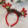 Dress Up Elk Hair Band Christmas Decoration Antlers Headband Female Hair Hoop Christmas Headband
