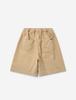 FLATWAVE IN SEOUL Kanoa Wide Cotton Banding Shorts Beige