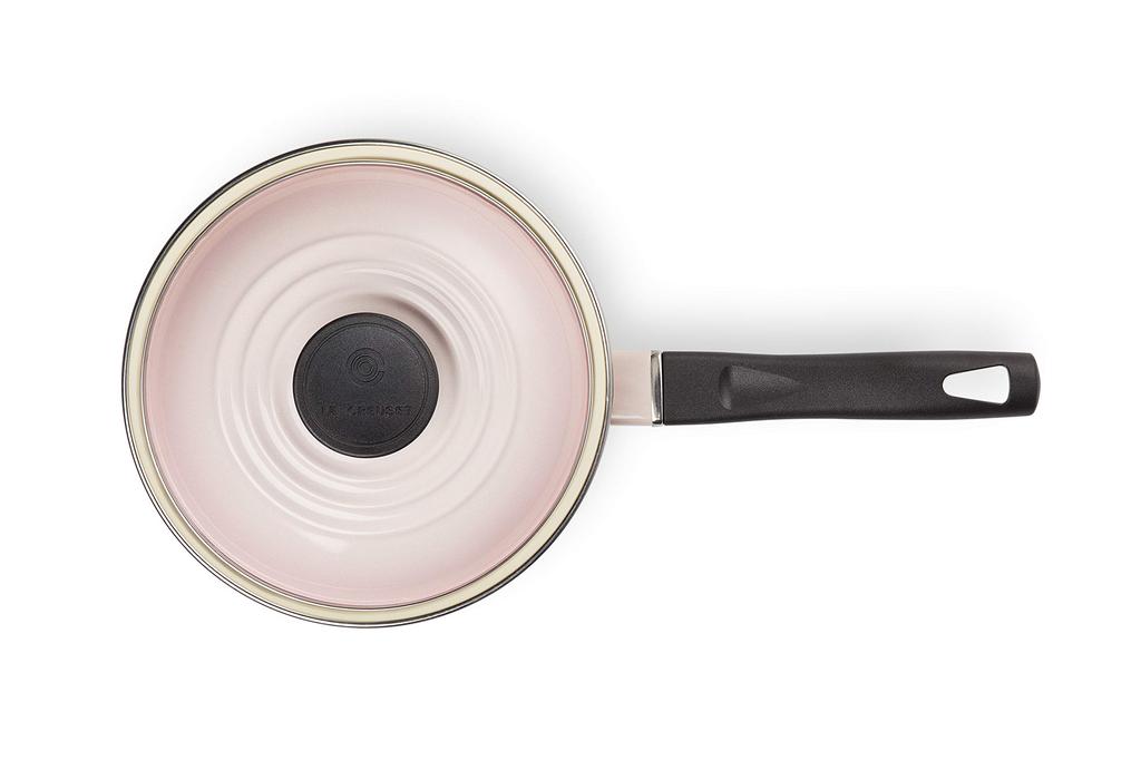 Le Creuset Emaillert Gryte med ett håndtak EOS Kasserolle 16 cm Skjellrosa [Autorisert japansk produkt]